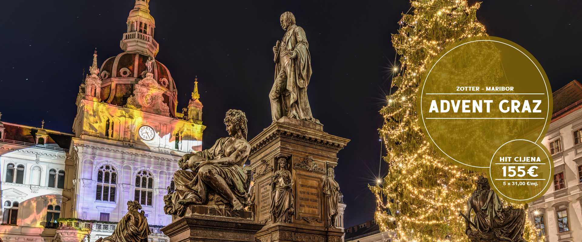 ADVENT GRAZ ZOTTER MARIBOR IZ OSIJEKA I ZAGREBA