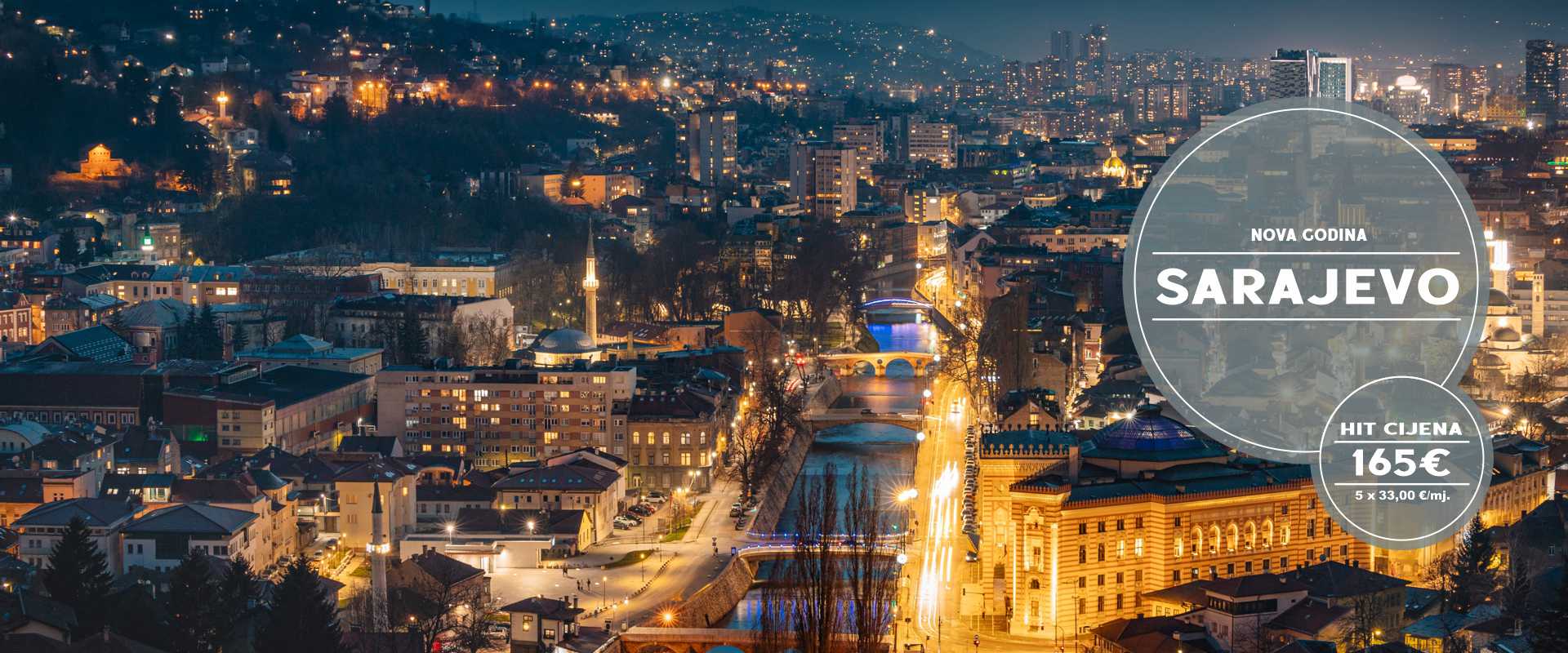 NOVA GODINA SARAJEVO 2026. IZ OSIJEKA I ZAGREBA