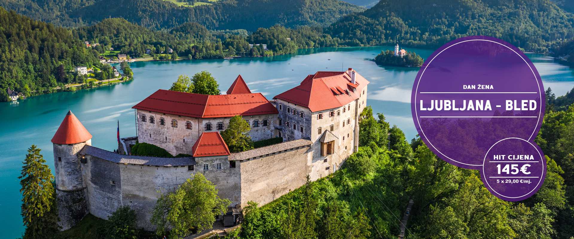 PUTOVANJE DAN ŽENA LJUBLJANA BLED IZ OSIJEKA I ZAGREBA