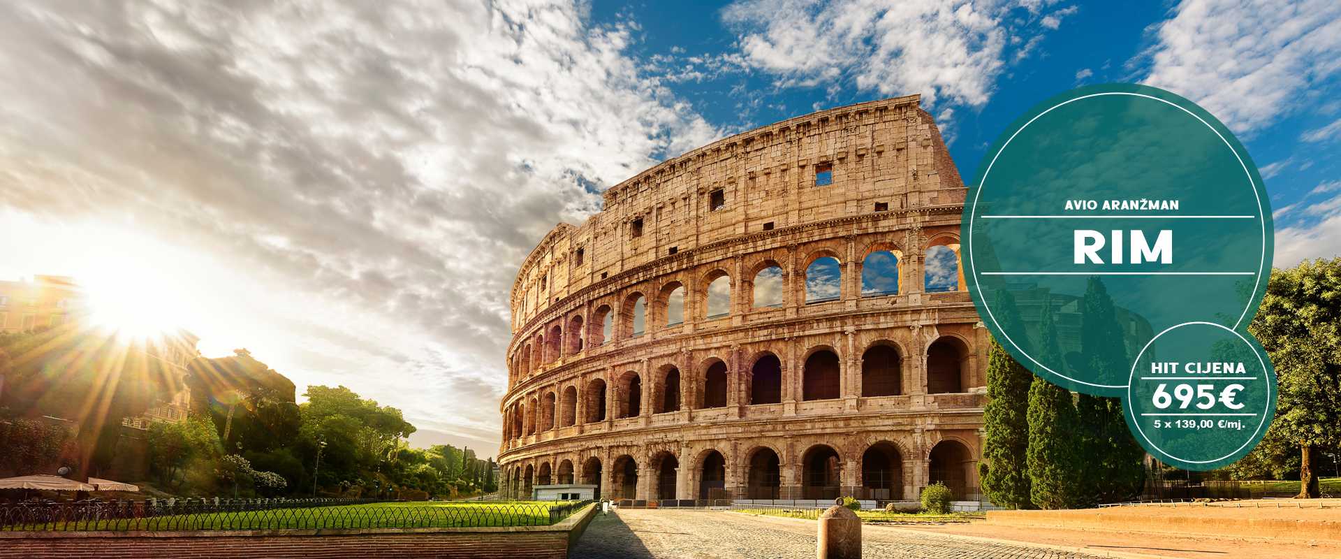 PUTOVANJE U RIM AVIONOM IZ OSIJEKA I ZAGREBA