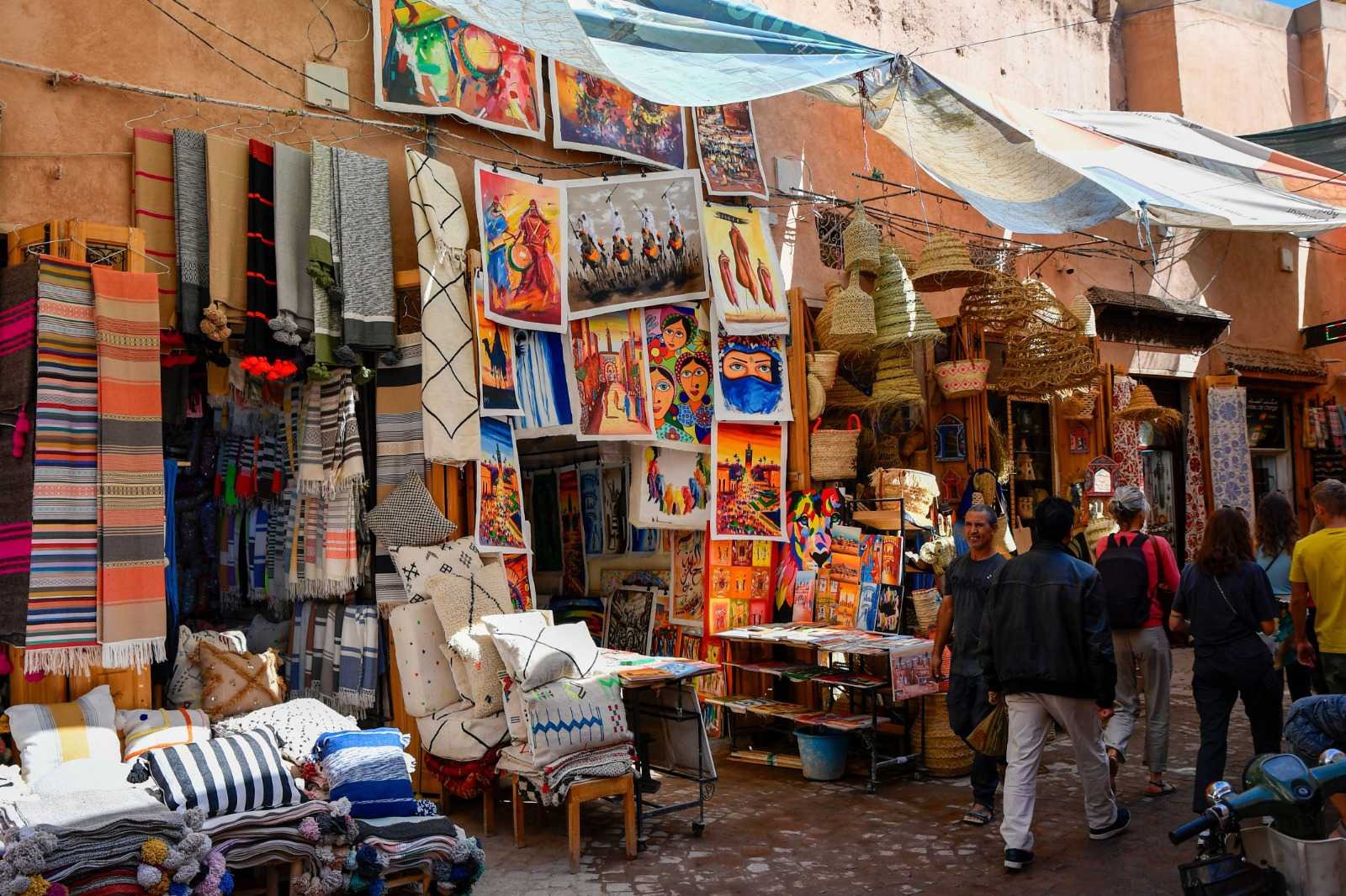 Suveniri i rukotvorine u Marrakechu